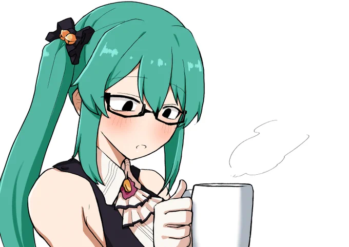 ホットドリンクが美味しい季節ですな。本日2月19日(日)21時より雑談配信。・・・追加でバイトもあるってさ!!!!#神楽すず #すずあーと 