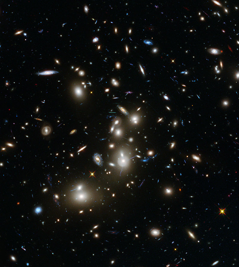 Galactic cluster Abell2744 by James Webb telescope & Hubble telescope in Sculptor constellation #NASA #ESA #Webbtelescope #Hubbe