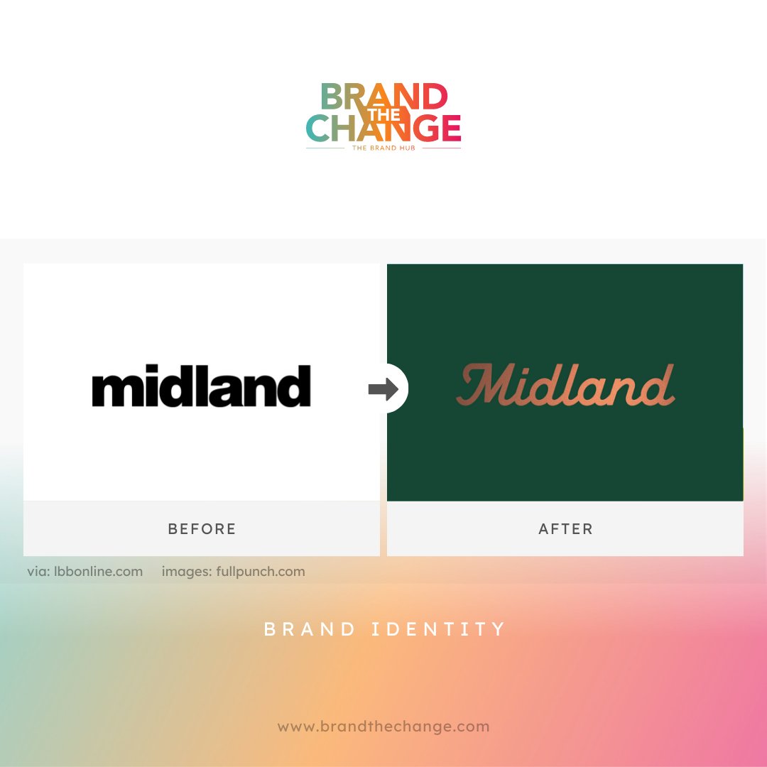 BrandtheChange's tweet photo. A slick new brand identity is launched by @midlandappl
Agency: Full Punch
#brandthechange #branding #brandstrategy #rebranding #rebrand #business #brand #design #logo #visualidentity #midland https://t.co/BLhd975xkQ