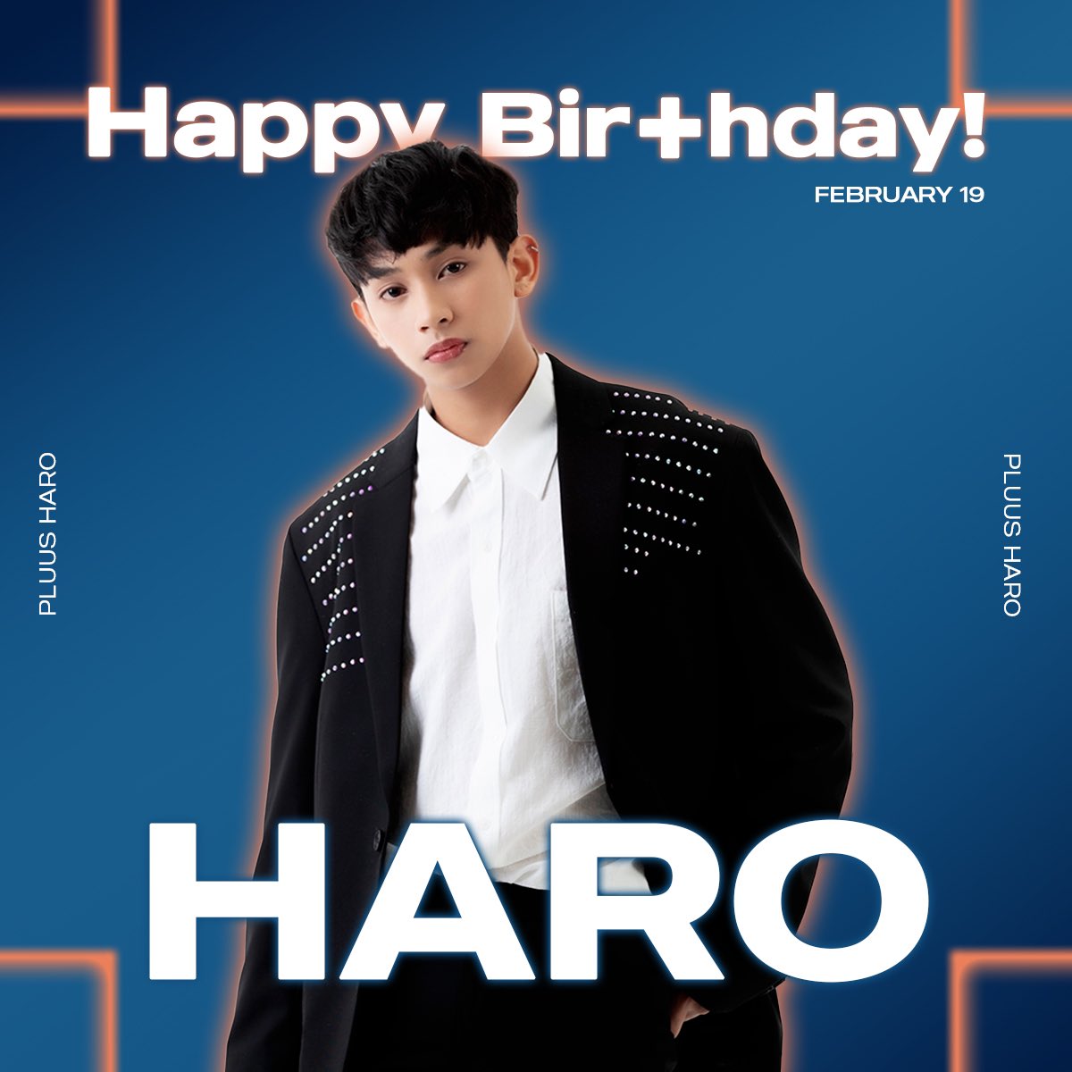 pluus_official's tweet photo. 🕧 [02 19 2023] 

HAPPY BIR+HDAY,
HARO of #PLUUS! 🥳

#PLUUSHaro #HappyHAROwrDay https://t.co/rE2AphZ5tD