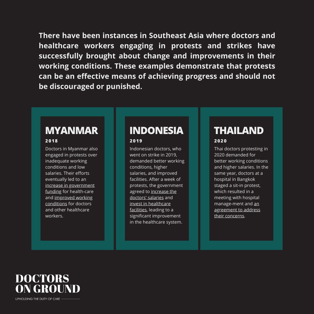 dngmalaysia's tweet photo. #Protests can be a powerful tool for doctors
and healthcare workers to demand change and improve their working conditions, and this has been proven time and time again in countries across the world. 

Here is a timeline of doctors protesting for their rights. https://t.co/oBIY8HSYvQ