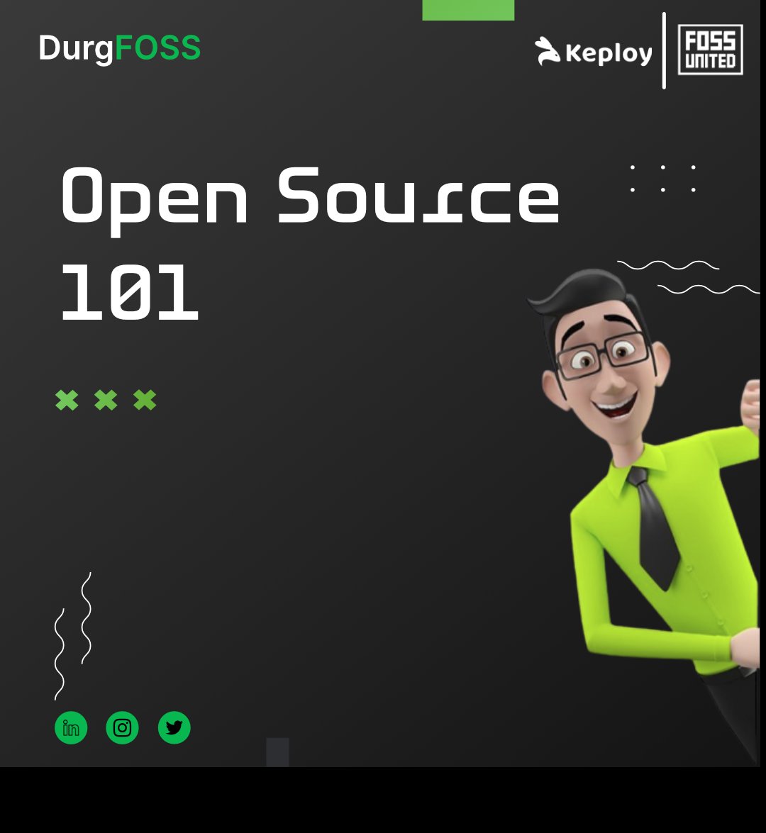 durgfoss's tweet image. Open Source is a buzz....
But what is it🤔
.
Check out the thread stating &apos;Open Source 101&apos; and get your queries quenched on Open Source!!

Do register for Durg FOSS to have better learning experience about Open Source.

Link in bio

@Keployio @FOSSUnited 
#opensource #durgfoss