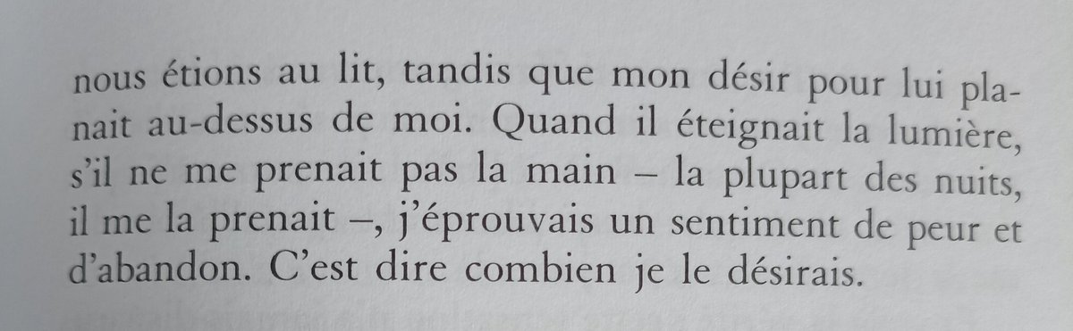 BorisBastide's tweet photo. « Quand il éteignait la lumière, s'il ne me prenait pas la main – la plupart des nuits, il me la prenait –, j'éprouvais un sentiment de peur et d'abandon. C'est dire combien je le désirais. » ❤️ #elizabethStrout #OhWilliam! https://t.co/VkbZyclQEw
