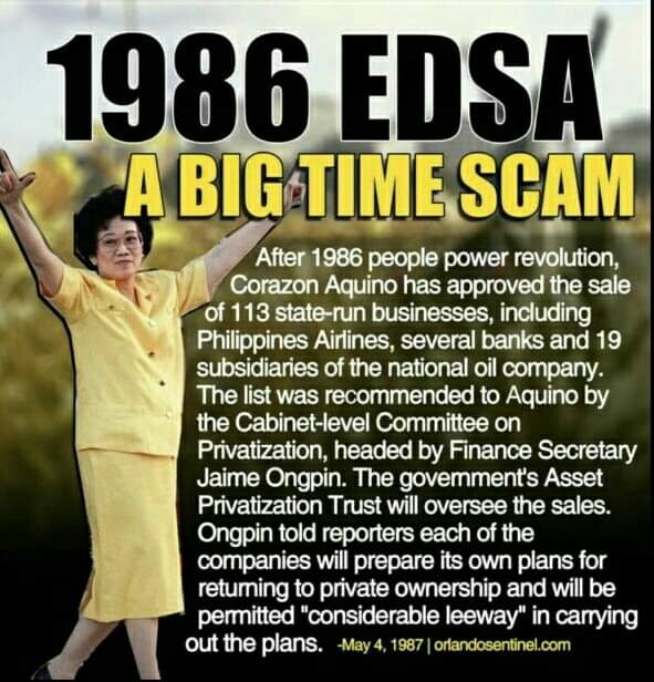 esoJngaM's tweet photo. A BIG BIG BIG BIG SCAM , PINAG NILOLOKO NYO LANG MGA MGA TAO ! KAYO KAYO LANG ANG NAKINABANG ,, INCLUDING THE SALES  OF 113 STATE-RUN BUSINESS , several banks , 19 SUBSIDIARIES OF THE NATIONAL OIL COMPANY , HINDI LANG YAN , MARAMI PANG IBA.. https://t.co/HY9ro89wCs