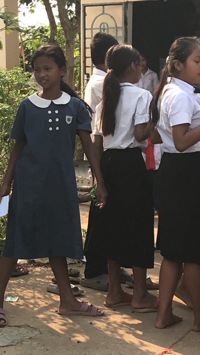 iccandyin's tweet photo. These are the photos I took from Cambodia in the service trip I went in my secondary school.The kids are studying primary school,they are wearing uniforms donated by different HongKong schools,most of them can’t afford high budget of money,thus need financial support. #CJMinor https://t.co/PZkEHb9Bnl