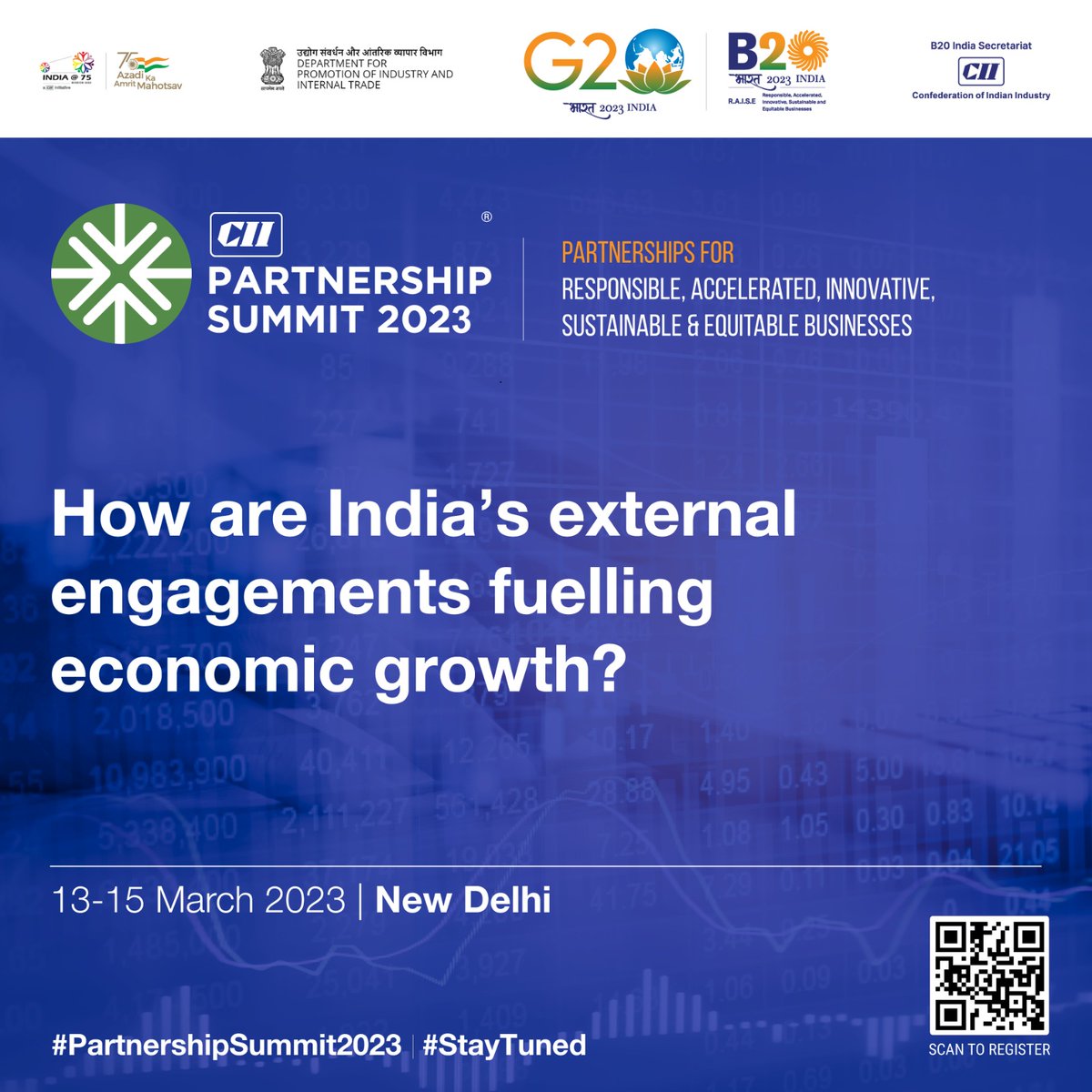 TUCC_Official's tweet image. RT FollowCII: Over the last few years, India has stepped up its external engagements &amp;amp; signed several trade agreements, which has fuelled economic growth in the country.
Join the the CII #PartnershipSummit2023 to know the future of Indian economy. 
#Regi…