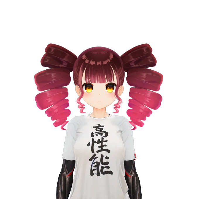 ドリル!#ロボ子さん新しい髪よ 