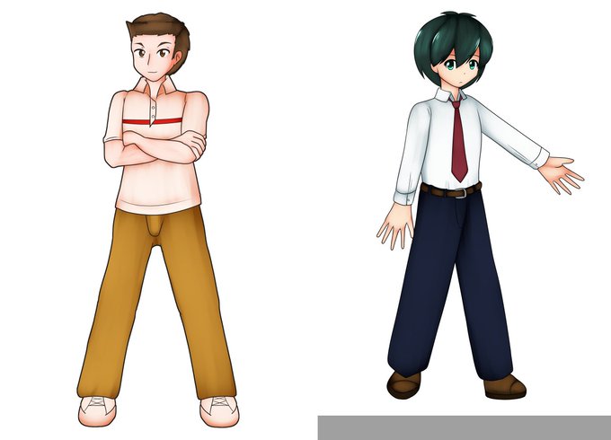 左アキラ
右ミユキ 