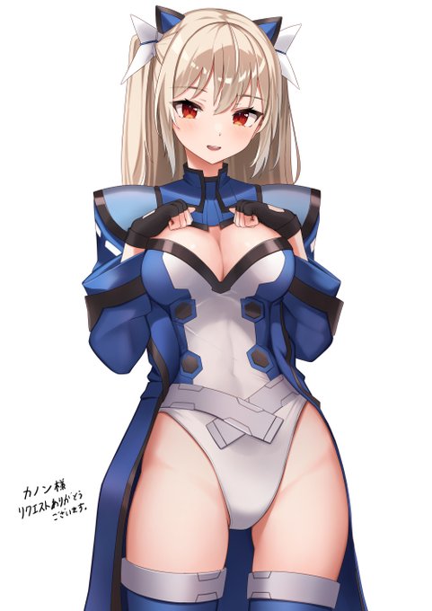 涼風様(@HVAR127)にSkebで依頼させていただいたうちの子
谷間と鼠径部強調のポーズが良い…
この度はありがとうございました! 