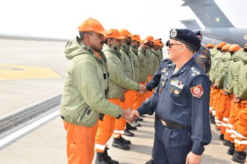 The final NDRF team under Operation Dost has returned from Türkiye. 3 teams of 1… The final NDRF team under Operation Dost has returned from Türkiye. 3 teams of 1…