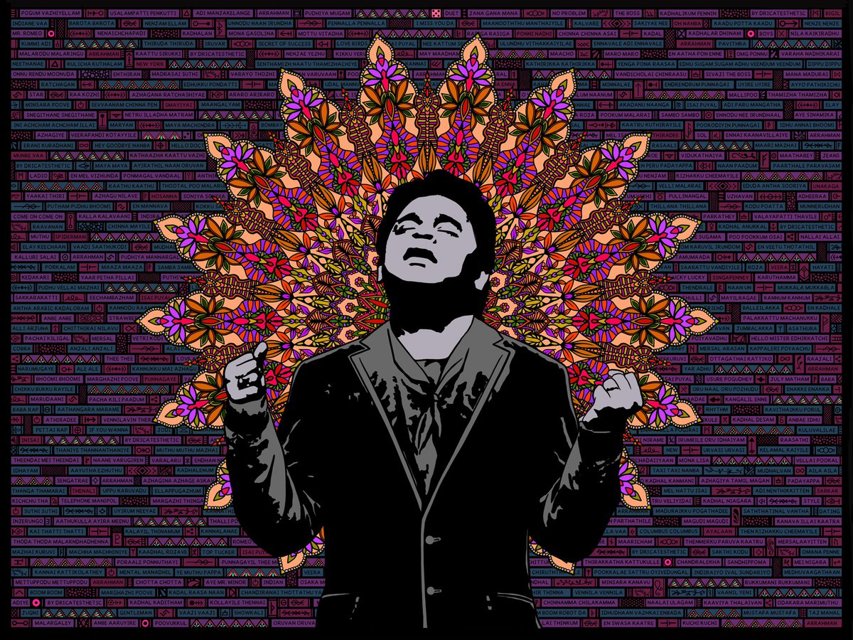 dricatesthetic's tweet photo. Tamil musical numbers of the @arrahman ❤️

118 hours of work ! https://t.co/2FaFCHXggl