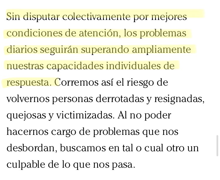 Qué lúcido y oportuno esto de Amador Fernández-Savater ✨, abordando un malestar colectivo (como el de los sanitarios en huelga) pero también individual, de personas desbordadas en una sociedad que siempre exige ir más deprisa. 👉🏻 ctxt.es/es/20230201/Fi…