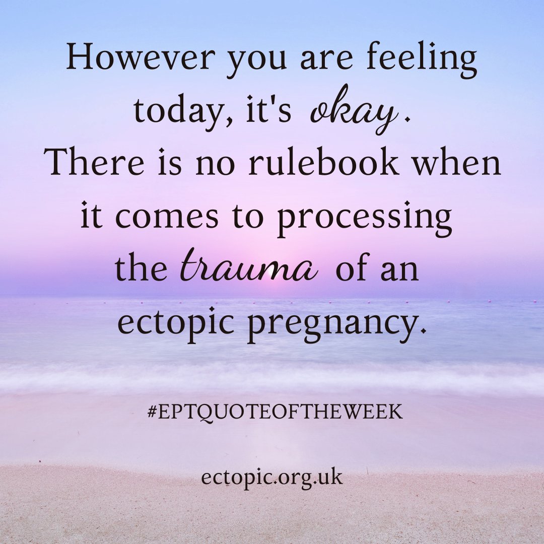 TheEPT's tweet photo. What words of advice would you give to someone that is going through an ectopic pregnancy? You are welcome to share them in the comments section along with your first name and you may see your words in future quote of the week posts.
#EPTQuoteOfTheWeek #ectopicpregnancy https://t.co/5MCtxM8zN4