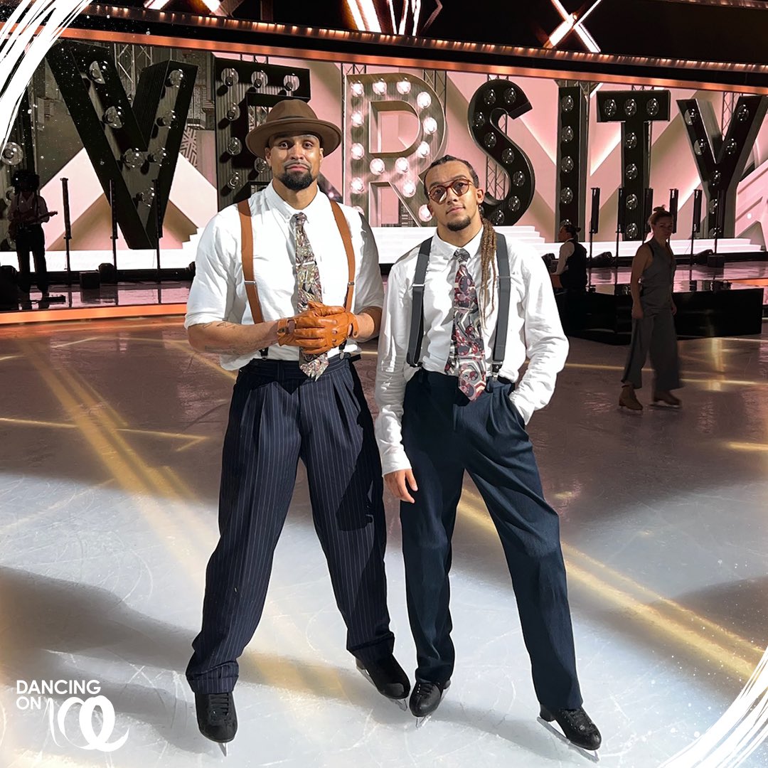Final preparations with <a href="/AshleyBanjo/">Ashley Banjo</a> &amp; <a href="/perrikiely/">Perri Kiely</a> before <a href="/Diversity_Tweet/">Diversity</a> perform! They’re on the show for the first time tonight - you don’t want to miss it 🥳

6:30pm on ITV and STV ⛸️ #DancingOnIce