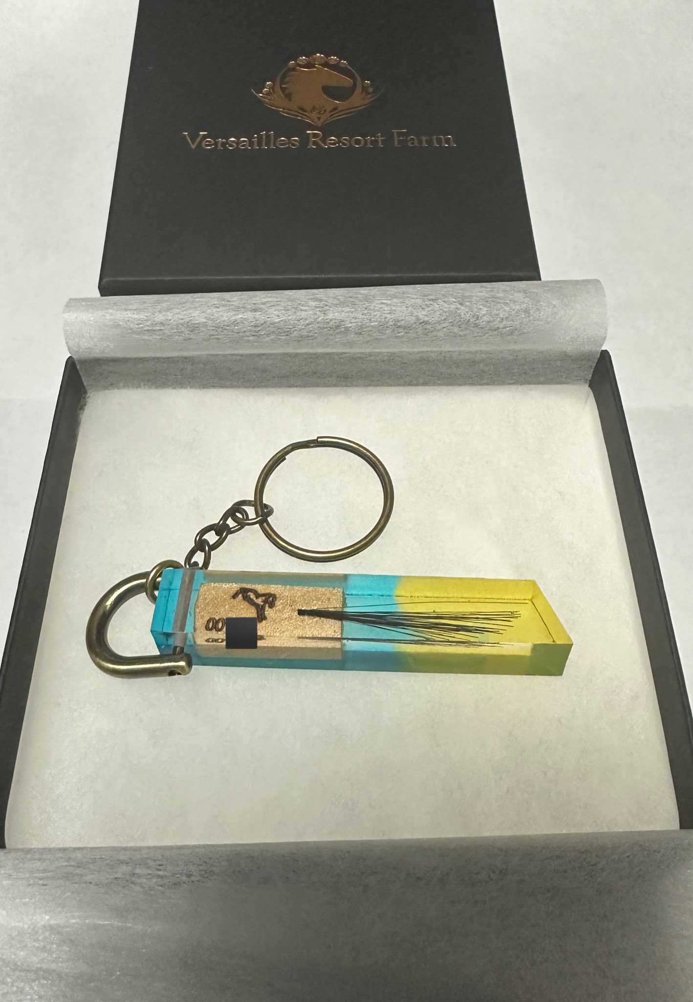 タニノギムレット 牧柵利用キーホルダー タニノギムレットたてがみ入り牧柵利用キーホルダー2025年