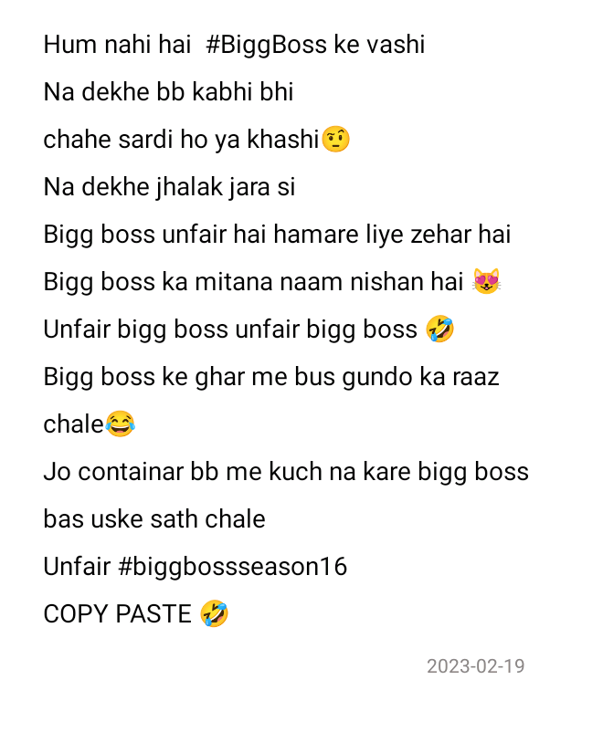 Sudipta40028121's tweet photo. Unfair #biggbossseason16 
Janta ka Jaan Priyanka 
@ColorsTV @BiggBoss #colourstv https://t.co/hUAz8ZT4aA