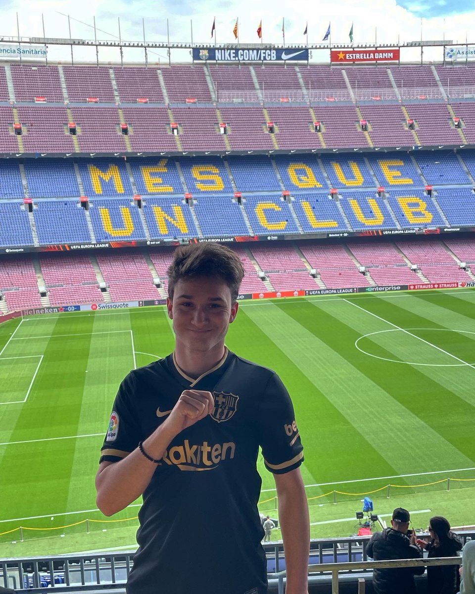 JobstDani's tweet photo. UN DIA DE PARTIT 💙❤️ First time camp nou was definitely special 🥹💙❤️ #visçaelbarça https://t.co/mAFYn5maaL