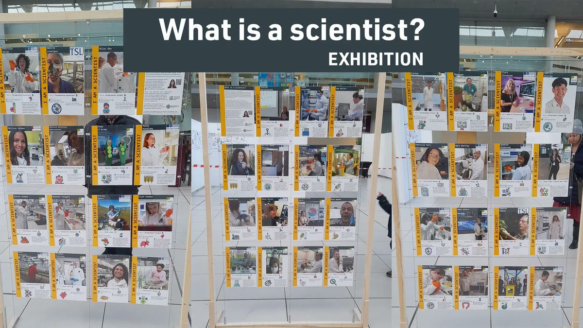 the #WhatIsAScientist exhibition has already had 2 requests from local schools. The 1st is at a local primary school to coincide with @ScienceWeekUK #BSW23 & 2nd is @SirIsaac6thForm. Would you like to borrow this #ScienceOutreach exhibition? Please contact me or @TheQuadram.. 2/3