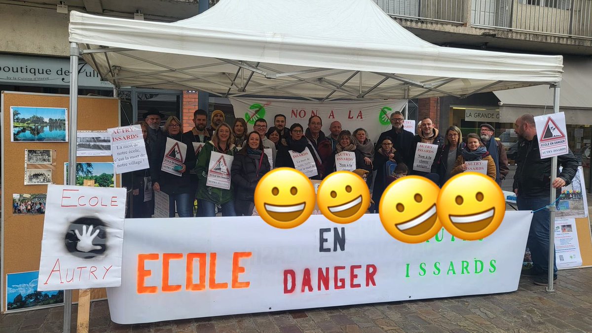 Yannick on Twitter "Mobilisation ce matin au marché de Moulins