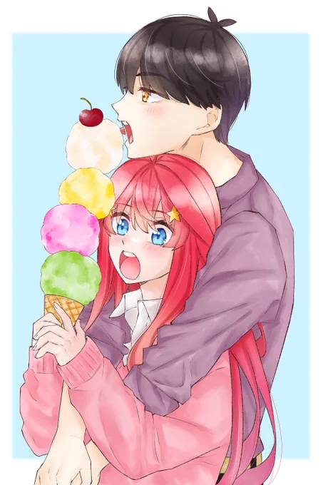あーーーーん..!#五等分の花嫁 #中野五月 