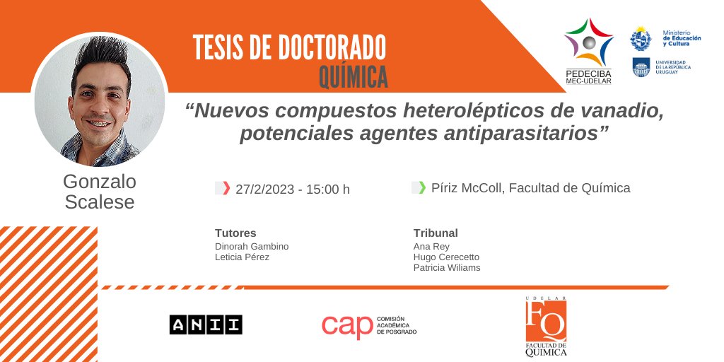 Save the date 🤩

 @QuimicaUruguay <a href="/PEDECIBA/">PEDECIBA</a>