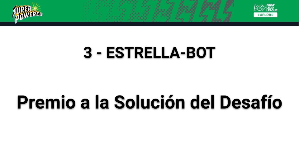 FLLMalaga's tweet photo. Premio a la Solución del Desafío para #EstrellaBot | #FLLMálaga #FLLSpain #SuperPowered #FLLExplore #FLLDiscover https://t.co/SybI8LCIdG