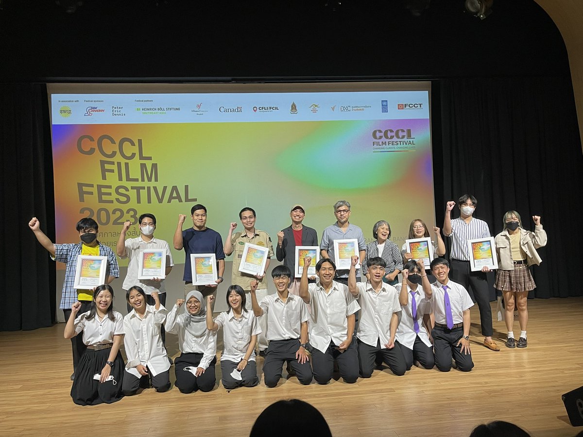 CCCLfilmfest's tweet photo. #CCCLFF 2023. What a night of celebration! 🎉🌟

Congratulations to all the winners tonight both in and out of Thailand. To all filmmakers, sponsors, partners, audience, thank you for your love and support!💞

Look forward to seeing you again next year, if not before. Cheers!🍻💓 https://t.co/oCaSYM0I8P