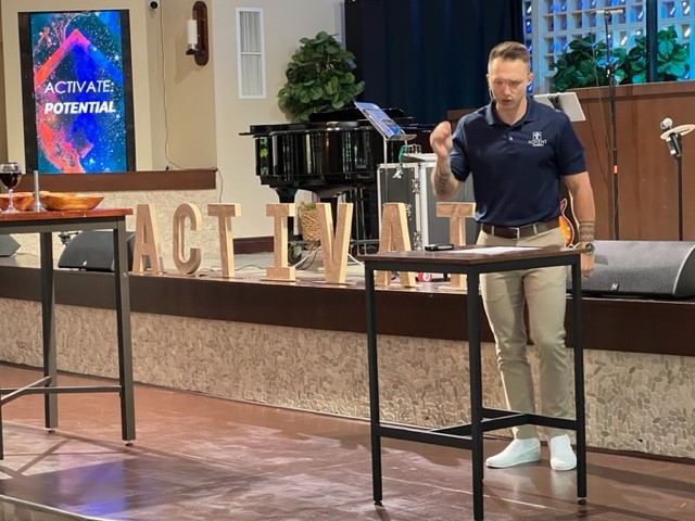 Pastor Chance tells us to 
Activate: Potential 
"Activate your faith to it's fullest potential"