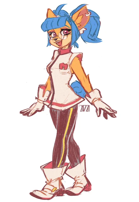 Megumi Bandicoot #MNイラスト 