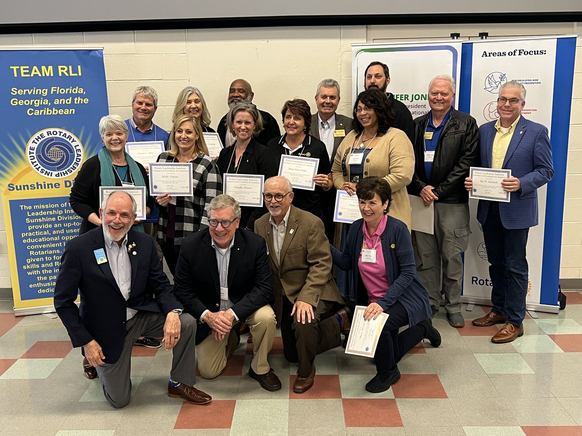 Greater6970's tweet image. 2/3 So when a group of our members attended this past weekend's Rotary Leadership Institute Sunshine Division seminar...we did so ready to LEARN and DO all the things that will allow us to further improve ourselves, club &amp;amp; community #rlisunshinedivision #SantaFeCollege #IsItFun
