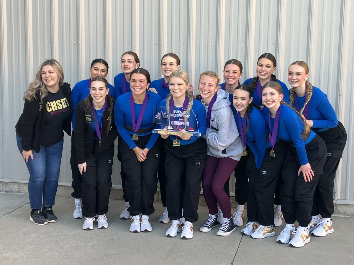 c1stoga's tweet photo. It was an amazing weekend to be a Conestoga Cougar!  
Kylee P - STATE CHAMP!
Cheer Team - STATE CHAMPS! 
Dance Team - STATE CHAMPS!
Maggie F - STATE MEDALIST (3rd)
And let’s not forget about the great work done by our speech team on Saturday. Goooo Cougars!!!!
🥇🥇 🥇 🥇 🥇 🥇 https://t.co/BhmHTuxKOz