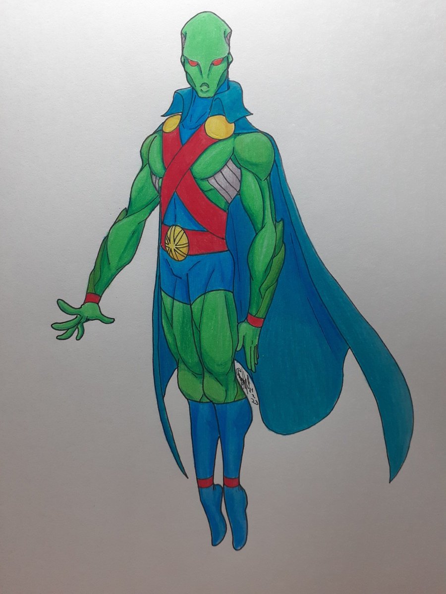 The man from Mars

#dccomics #DCU #martianmanhunter #fanart #characterdesign #traditionalart