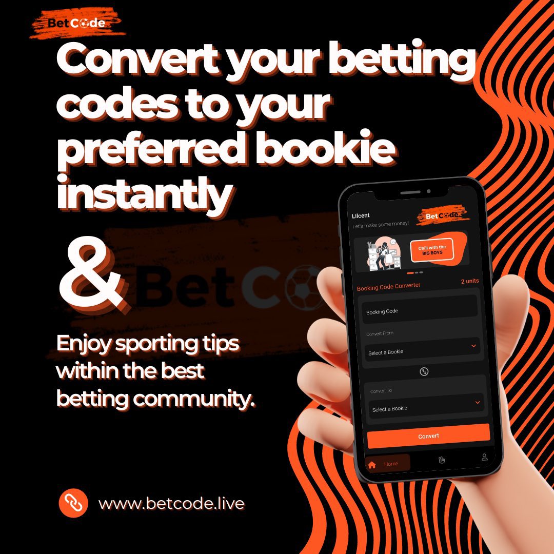 BETC0DE's tweet photo. Major Giveaway for Ghanaians on the BetCode app.
We’ll be crediting 20 users with the Big Boy plan worth 50 Cedis.
Ensure you have the Betcode app and drop a screenshot under this tweet. https://t.co/SEQgRVa1Mc