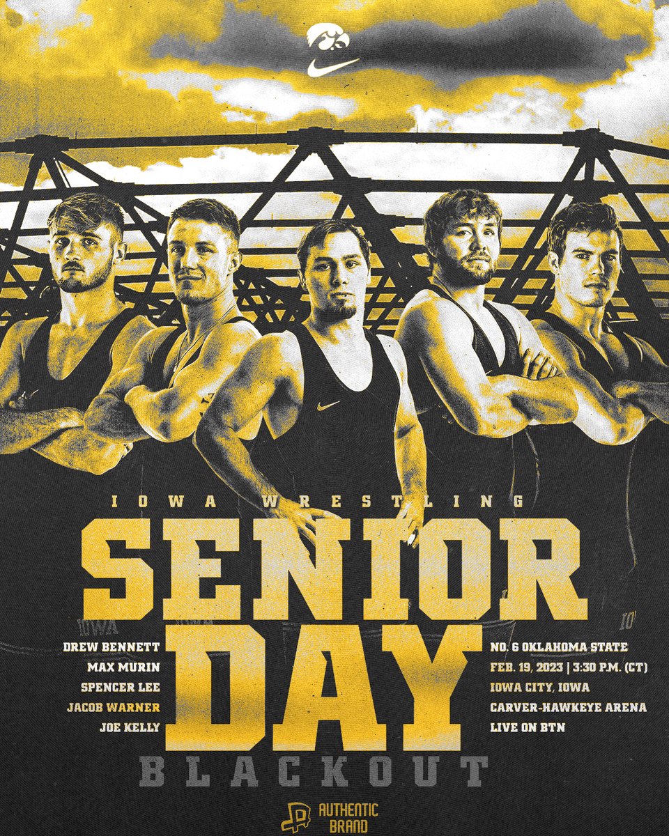 Hawks_Wrestling's tweet photo. 𝐎𝐧𝐞 𝐅𝐢𝐧𝐚𝐥 𝐓𝐢𝐦𝐞 𝐢𝐧 𝐂𝐚𝐫𝐯𝐞𝐫!

🆚 No. 6 Oklahoma State
📍 Iowa City, Iowa | Carver-Hawkeye Arena
⌚️ 3:30 p.m. (CT)
💻 BTN (https://t.co/BGPyn8ytSV)
📻 AM 800 KXIC (https://t.co/owXfBqJjkJ)
📊 https://t.co/EwNjFzceLw

#Hawkeyes https://t.co/lD23wU7fda