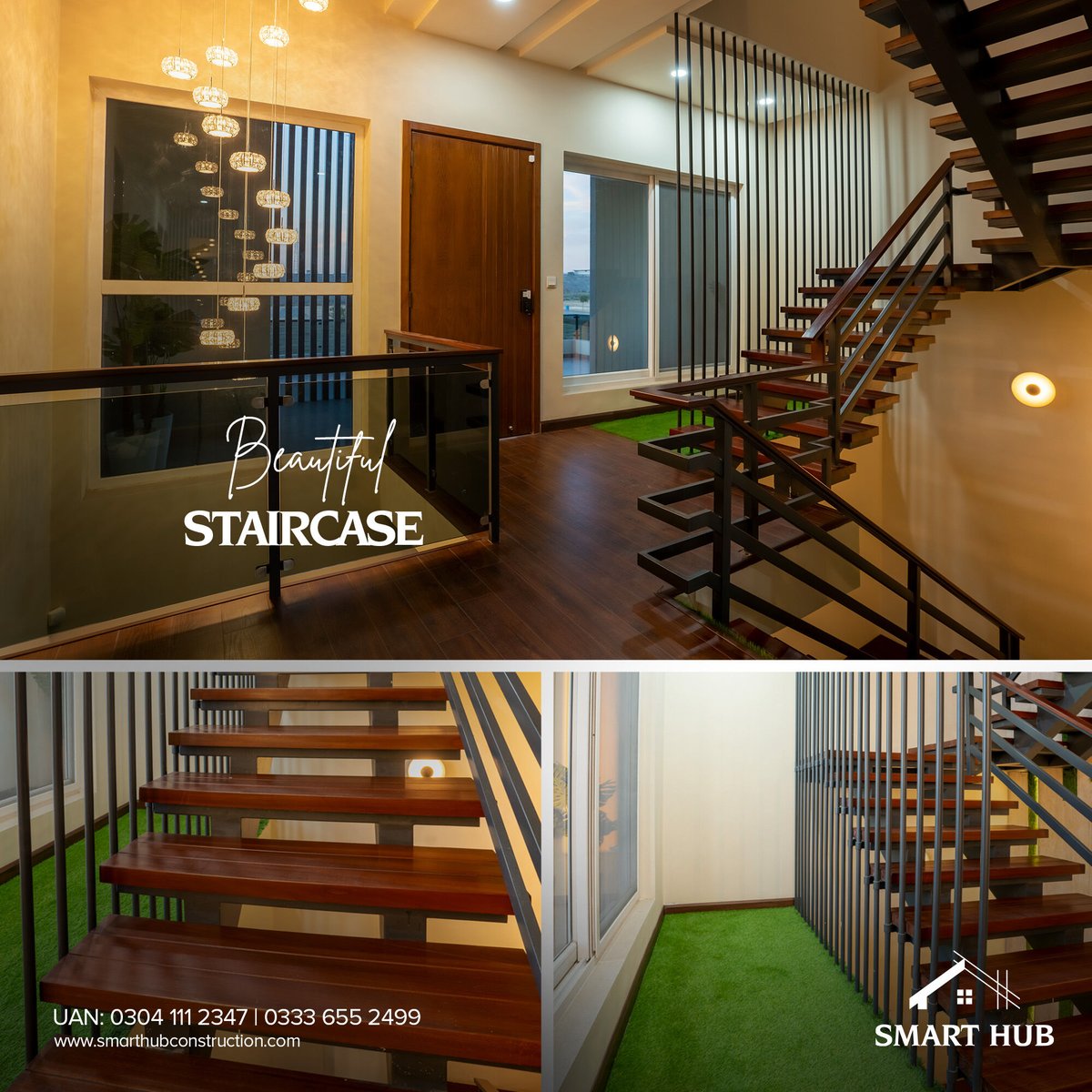 SmarthubE's tweet photo. We carefully built the staircase π to blend with the modern design of the house. In case, you need to install a lift βπβ in place of the staircase, removing it is the easiest.
UAN 0304 111 2347, 0333 655 2499
#SmartLiving #Smart100 #Smart944 #Smart50 #SmartHub https://t.co/E8VI1DuFwk