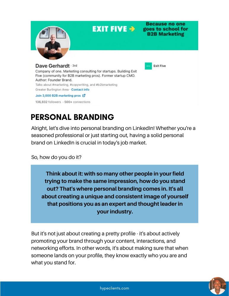 ChrisdotMott's tweet image. Don&apos;t miss out on the opportunity to make a lasting first impression and grow your career 🚀 on LinkedIn

The Ultimate LinkedIn Profile Optimization Guide is here to help 🆘

Get your copy today!

shorturl.at/lprKM

#LinkedInGuide #ProfileOptimization #opportunity #linkedin