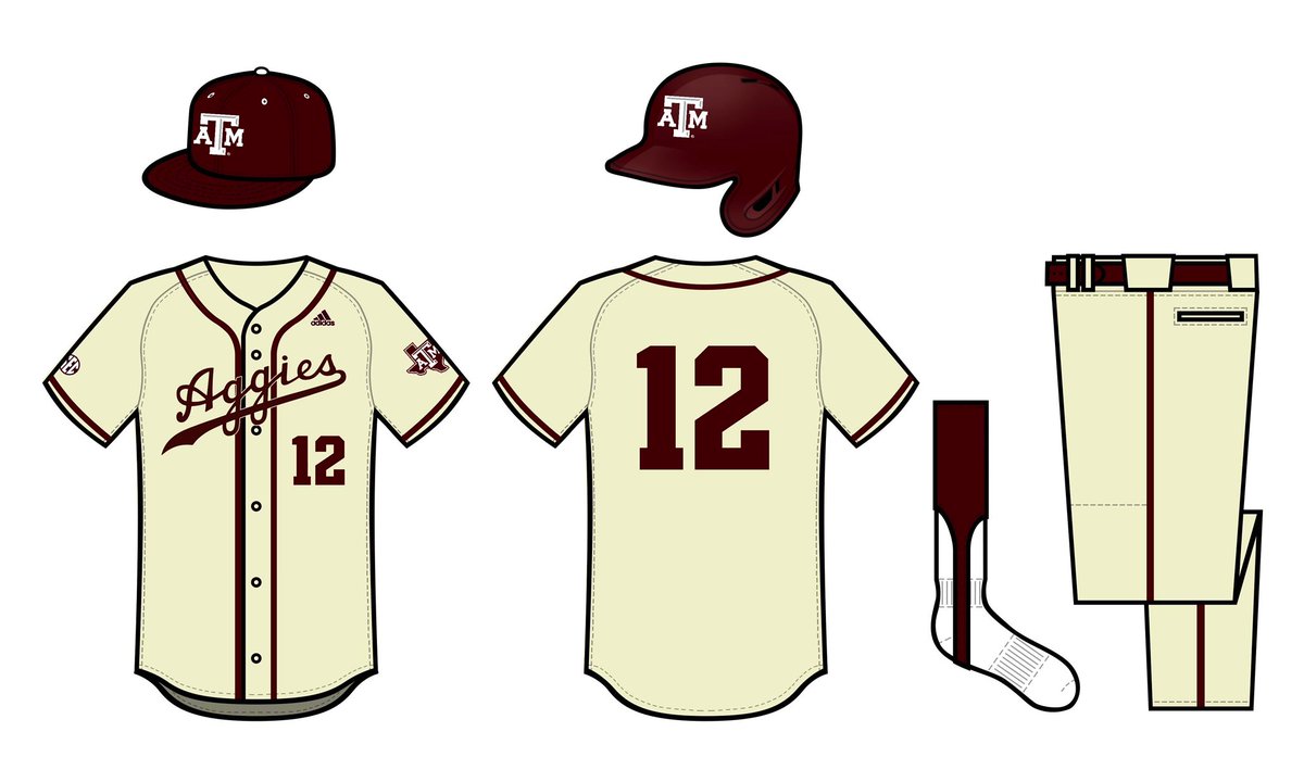 Aggie Baseball Uniform Tracker on Twitter "Sunday best! BTHOseattle"