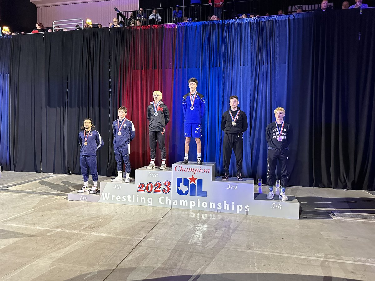 JudsonISD's tweet photo. 🏆 Congratulations, Judson ISD - Athletics Wrestling STATE CHAMPIONS! 

⭐️ Samaria Barnett, 2nd place, Judson HS 
⭐️ Xander Salcido, 6th place, Veterans Memorial HS

Amazing job student-athletes, coaches and team! 👏🏻 #JudsonISD #JISD https://t.co/SJXW6N6msr