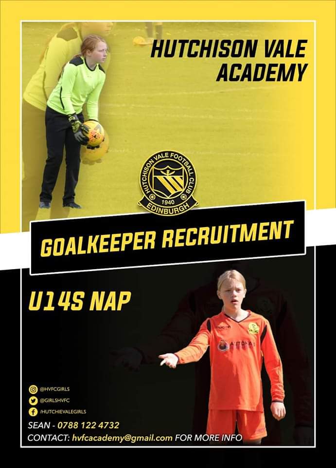 𝐔𝟏𝟒𝐬 𝐍𝐀𝐏 / 𝐑𝐞𝐠𝐢𝐨𝐧𝐚𝐥 𝐆𝐨𝐚𝐥𝐤𝐞𝐞𝐩𝐞𝐫 𝐑𝐞𝐜𝐫𝐮𝐢𝐭𝐦𝐞𝐧𝐭

We are recruiting 𝟐𝟎𝟏𝟎/𝟐𝟎𝟏𝟏 goalkeepers for our NAP and regional U14s teams. 

Contact Sean on: 

07881224732 or hvfcacademy@gmail.com 

#Hutchie 🟡⚫️ #keeper #safehands #recruitment