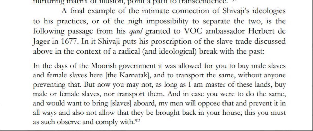 186 years BEFORE Lincoln abolished slavery

130 years BEFORE British abolished slavery

Shivaji Maha...