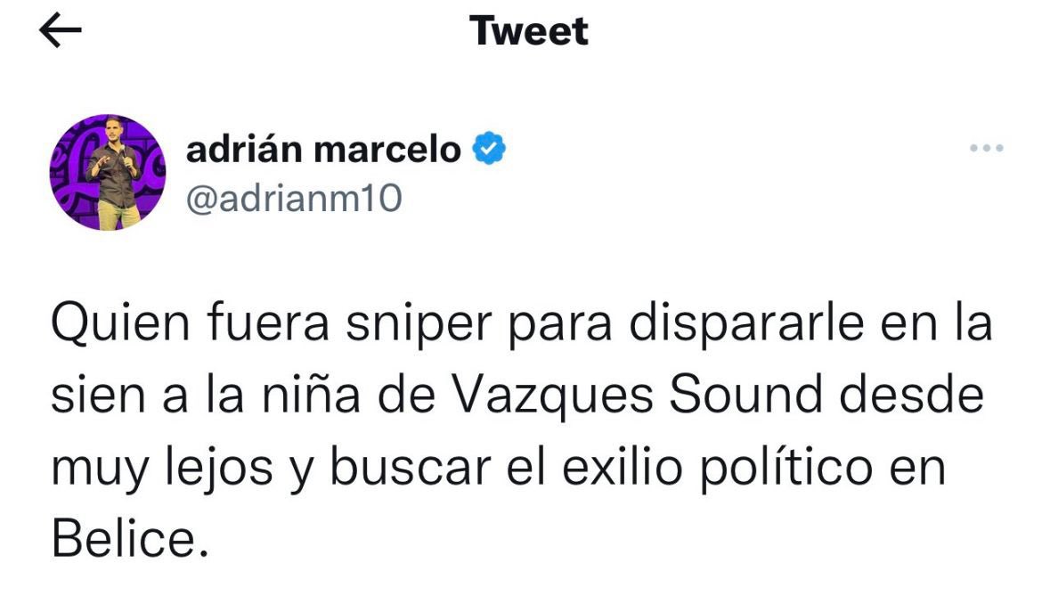 LaOreja_TV's tweet photo. Así los comentarios en twitter adrian Marcelo 🔥🔥🔥🔥🔥 https://t.co/E3fkVreNOv