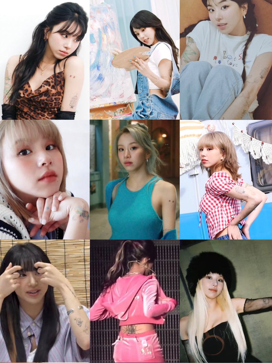 TWICE ARCHIVE on Twitter: “so happy that chaeyoung’s tattoos are now free”