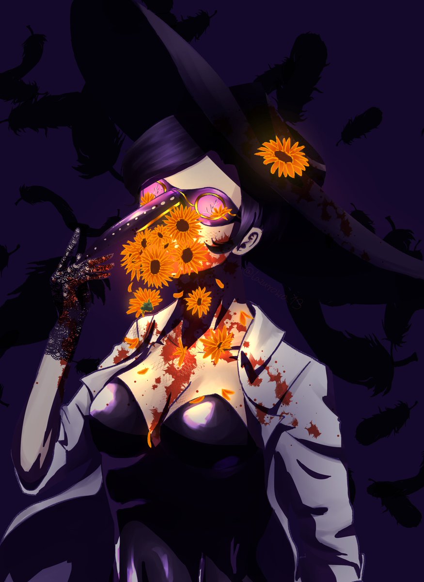 Lazurowa13's tweet photo. There was a gift exchange event on Villain to Kill discord server some time ago that i took part in. But i didn't post it anywhere outside the server so im doing it now. 

prompts below 👇

#villaintokill #빌런투킬 #vtk #fanart https://t.co/IDmVsvwEkf