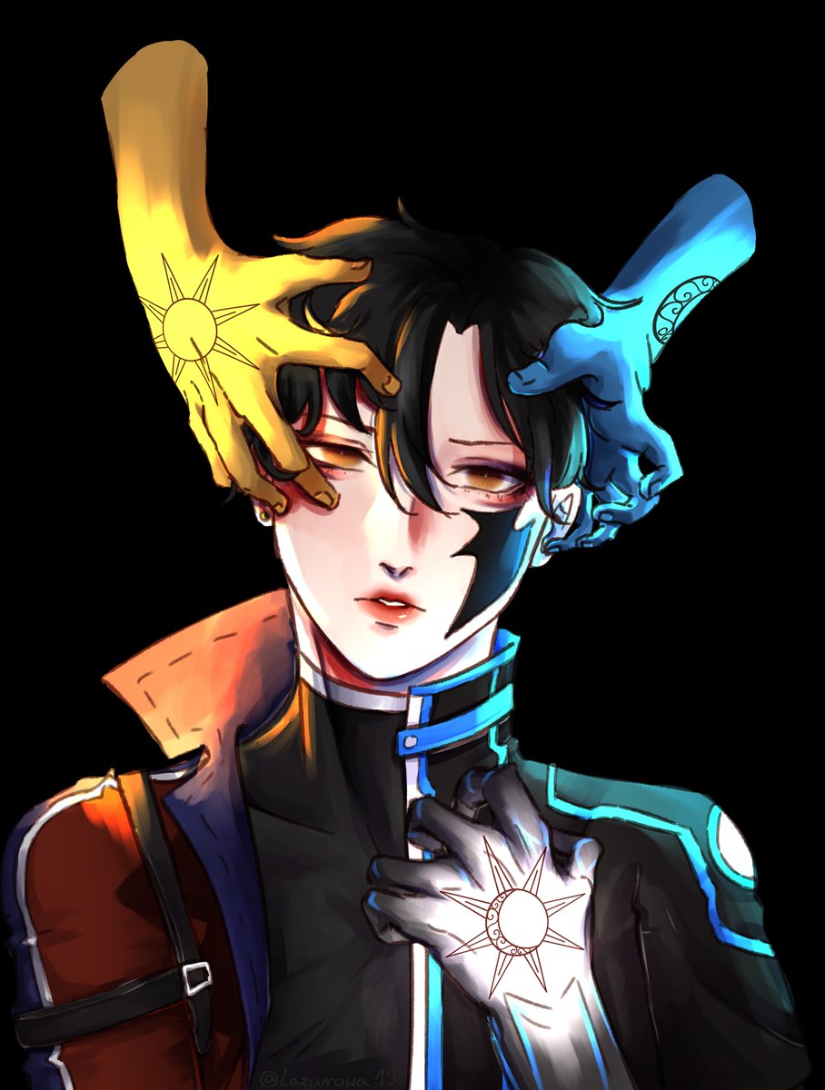 Lazurowa13's tweet photo. There was a gift exchange event on Villain to Kill discord server some time ago that i took part in. But i didn't post it anywhere outside the server so im doing it now. 

prompts below 👇

#villaintokill #빌런투킬 #vtk #fanart https://t.co/IDmVsvwEkf