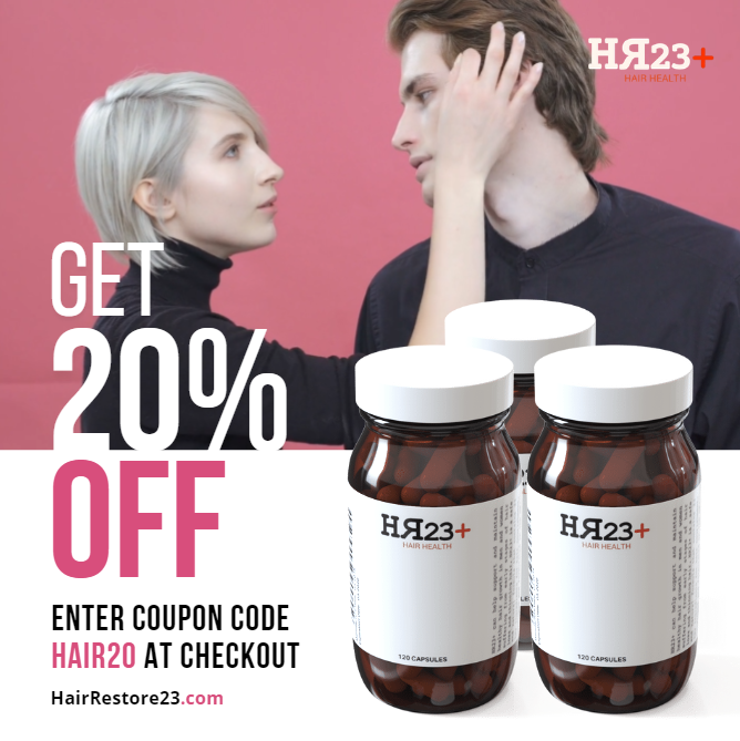 Get 20% off the leading hair growth supplement. 
Enter coupon code HAIR20 at checkout. 
hairrestore23.com/Hair-Restorati… #offer #discount #giveaway #reducedprice #specialoffer #hairloss