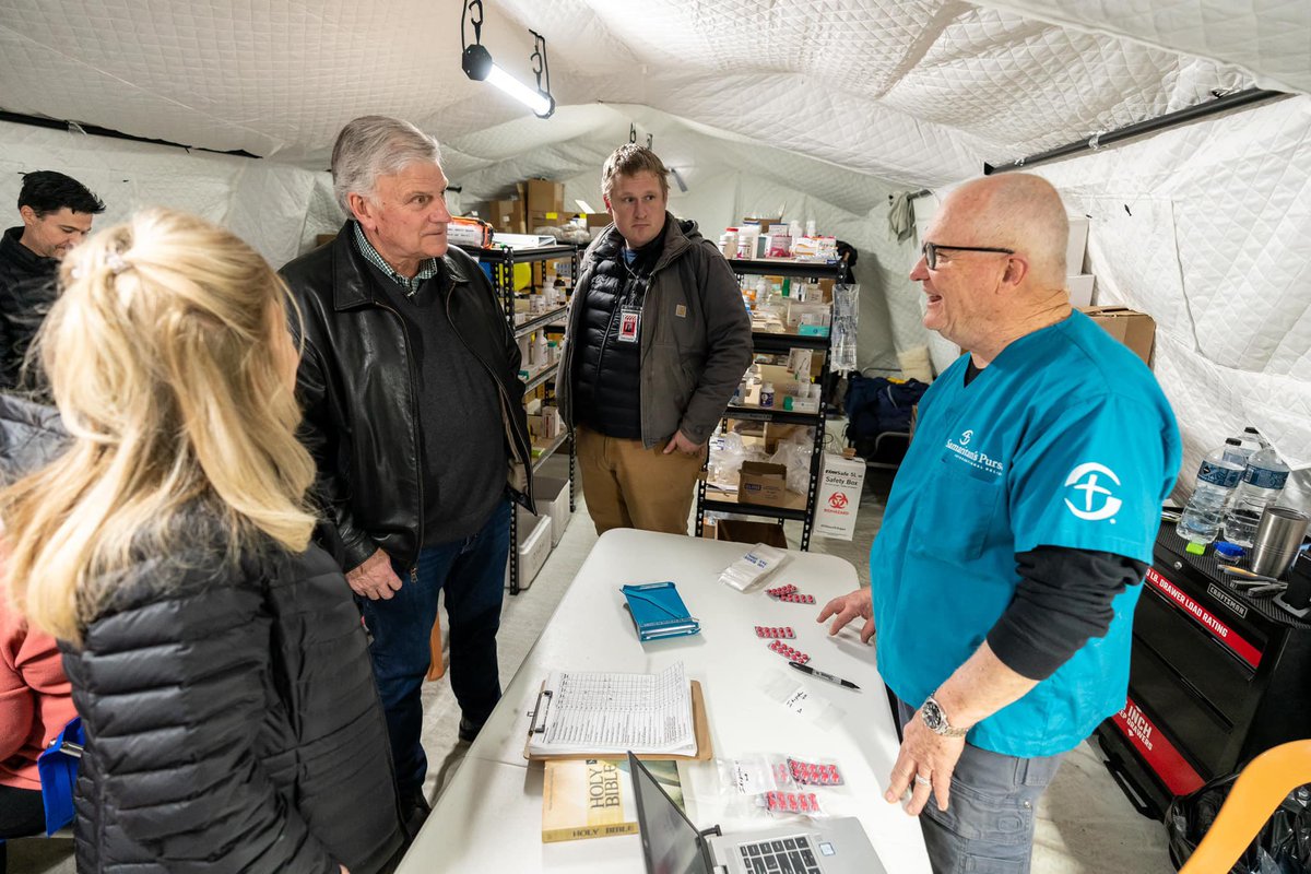 Yesterday I was with our team at the Emergency Field Hospital in Turkey. I am so thankful to God for them. They are doing an incredible job! They have already performed 20 surgeries &amp; treated over 580 patients. We give God the glory for each earthquake victim we're able to help.