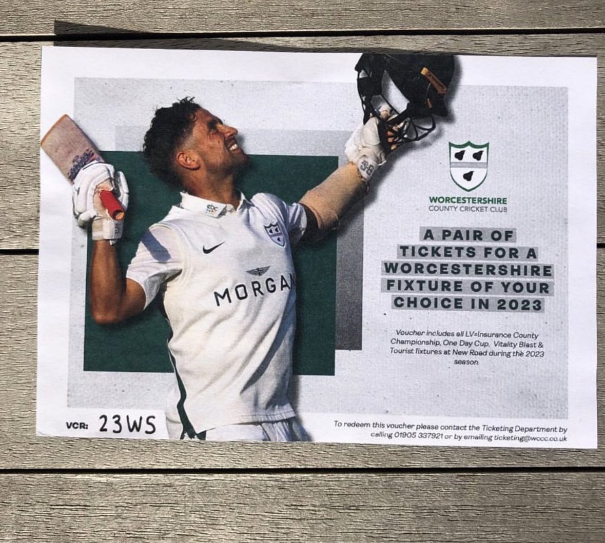 Worcester Snoezelen (@snoezelenworcs) on Twitter photo Love Cricket? <a href="/WorcsCCC/">Worcestershire CCC</a> have donated tickets for auction!!
To get yourself a pair of 2023 tickets for Worcestershire County Cricket club, click the link worcestersnoezelen.org.uk/were-auctionin… and bid to help Worcester Snoezelen raise funds!
Good luck!! ❤️💛💚💙 Love Cricket? <a href="/WorcsCCC/">Worcestershire CCC</a> have donated tickets for auction!!
To get yourself a pair of 2023 tickets for Worcestershire County Cricket club, click the link worcestersnoezelen.org.uk/were-auctionin… and bid to help Worcester Snoezelen raise funds!
Good luck!! ❤️💛💚💙