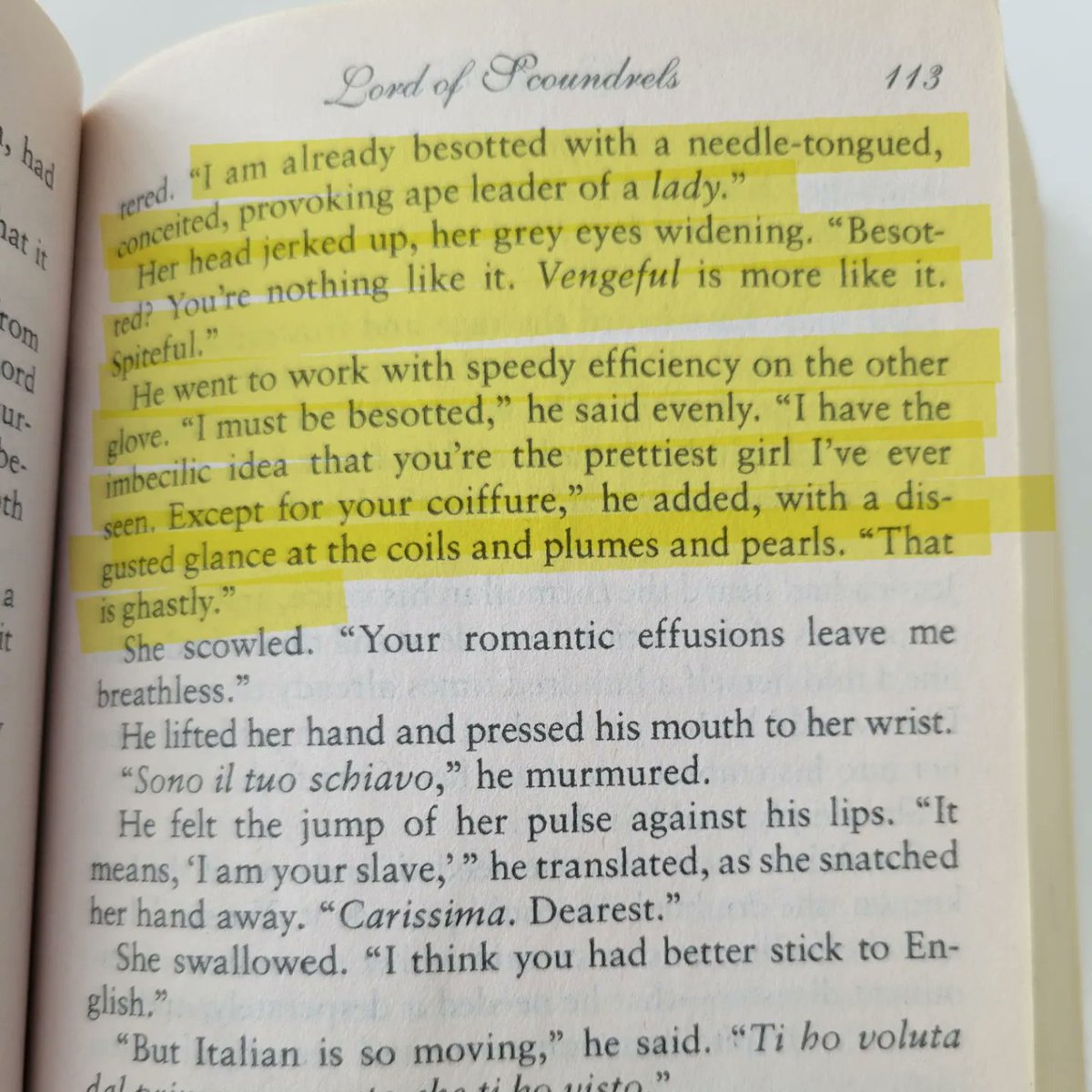 Quite_the_Human's tweet photo. Language like this is what I love about historical romances! Also, how fantastic is the word "besotted"?? #historicalromance #romancenovels #lorettachase #lordofscoundrels https://t.co/dAgmg8R2n5