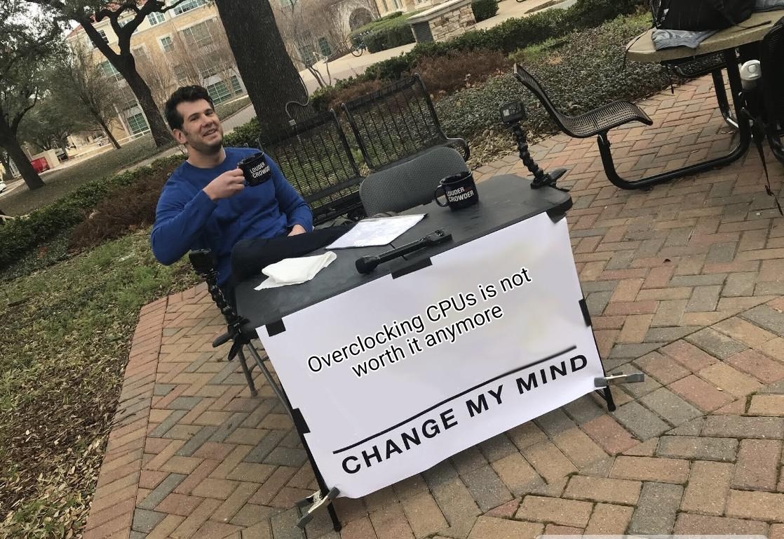 OfficialPCMR's tweet image. Is undervolting the new overclocking? 

Are the golden times of OC over?