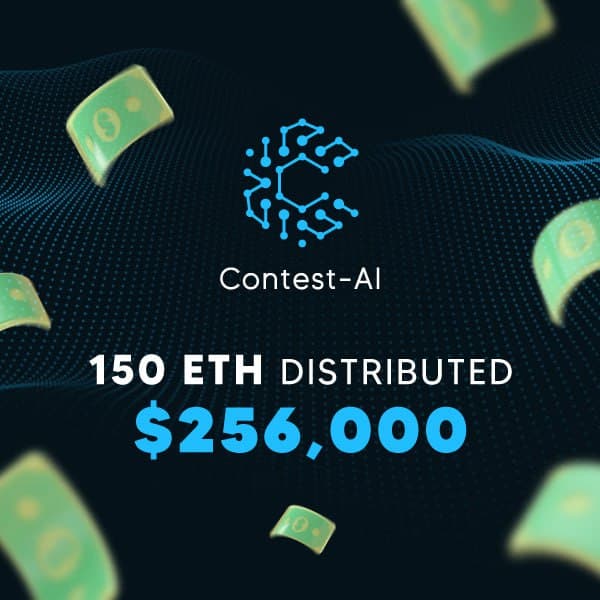 cryptoai_erc's tweet photo. The latest ContestAI buy competition just opened with a prize of 6 ETH ($10,000)

Biggest buy 2/3 - Random buy 1/3.

More than 150 ETH ( 256,000$ ) has been automatically paid out by our ContestAI tech. 🤖

Join our TG group for more info: https://t.co/8GnbIt5kVb

#CryptoAI $CAI https://t.co/dvCegEmClX